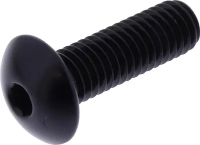 Produktbild von Linsenschraube JMP Bolt M8x1,25mm 25mm Aluminium schwarz