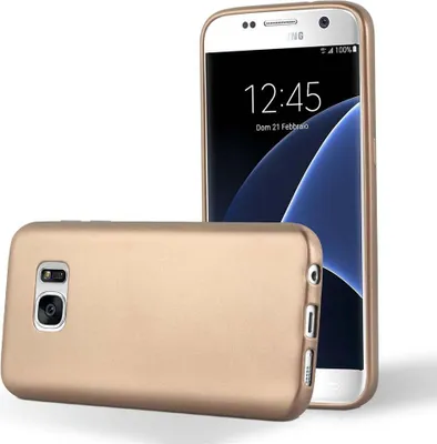 Produktbild von Cadorabo Schutzhülle für Samsung Galaxy S7 Hülle in Rosa Handyhülle TPU Silikon Etui Cover Case