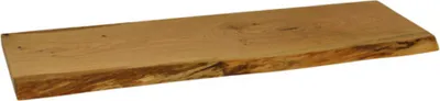 Produktbild von Hilwood - Regal, Wandboard, Wandregal, Hängeregal, Bücherregal, Eiche Natur, massiv, 80 cm