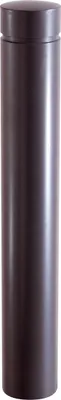Produktbild von Aluminiumpoller Ø 100 mm, 900 mm Überflur ortsfest, mit Bodenplatte Ø 180 mm