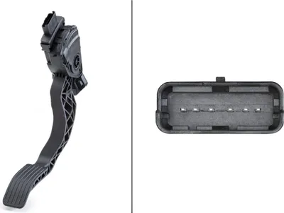 Image de Capteur de position de pédale d'accélérateur boîte automatique 6 pôles HELLA pour entre autres PEUGEOT 308