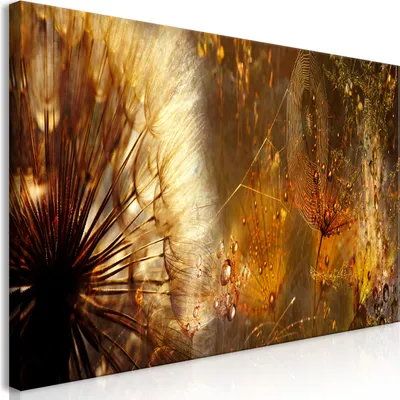 Produktbild von Wandbild Mega XXXL Pusteblume 250x125 cm Einteiliger XXL-Format Kunstdruck zur Selbstmontage Leinwandbilder moderne Bilder DIY Wanddekoration Wohnung Deko Blumen Natur Löwenzahn b-C-0971-ak-e