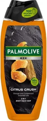 Zdjęcie produktu dla Palmolive Men Citrus Crush Odświeżajacy żel pod prysznic dla mężczyzn 3w1 500 ml