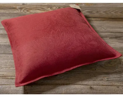 Productafbeelding van Kussensloop, 40x40 cm, bloemenprint, bloemmotief, rood, katoenmix