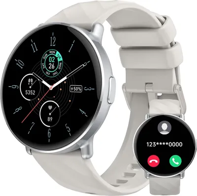 Smartwatch 1,39" HD Touch Fitnessuhr mit Bluetooth Anruf,112+Sportmodi SpO2 Pulsuhr Schlafmonitor Schrittzähle, IP68 Wasserdicht Sport für Android iOS