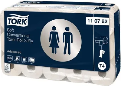 Produktbild von Toilettenpapier TORK Advanced · 110782 3-lagig,Dekorprägung TORK
