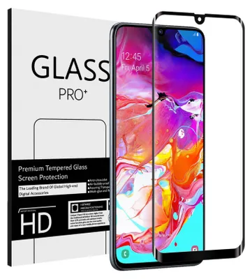 Immagine prodotto di Vetro blindato a schermo intero per Samsung Galaxy A70 A70s Pellicola protettiva in vetro Pellicola blindata a schermo intero