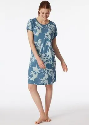Immagine prodotto di Camicia da notte Schiesser da donna a maniche corte 95cm bluebird 42 ST