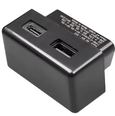 Zdjęcie produktu dla Adapter OBD do samochodu Tesla Model 3/Y - USB i USB-C, Elvix
