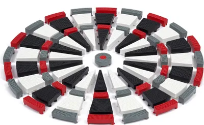 Produktbild von Kings Dart Dart-Segmente-Set "Dartworld A1"