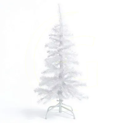 Produktbild von Weißer Weihnachtsbaum 90 cm künstlicher Tannenbaum 100 Zweige