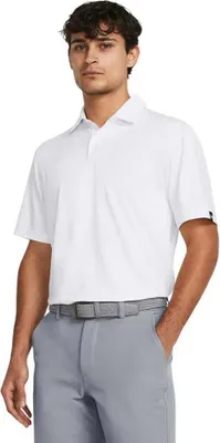 Image de Under Armour Golf Tee To Green Lb Polo à manches courtes Blanc XL Homme Blanc XL
