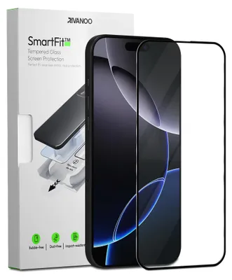 Obrázok produktu pre 1-balenie iPhone 16 Pro Ochranné sklo na displej - Tvrdené sklo | [Automatická inštalácia] - Bez bublín