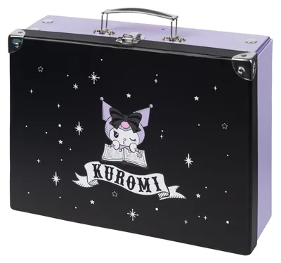 Imagen del producto de Maletín infantil de cartón, maletín escolar, juguetes, maletín plegable - Kuromi