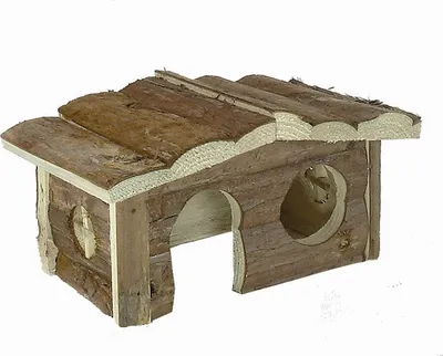 Produktbild von Elmato 10509 Waldhaus Almhütte für Hamster, 21x14x11cm