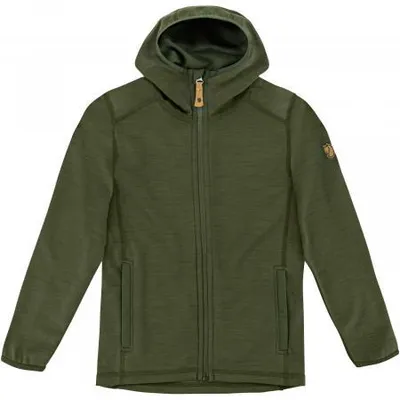 Produktbild von Fjällräven Keb Fleece Hoodie Kinder (Deep Forest) Größe 152