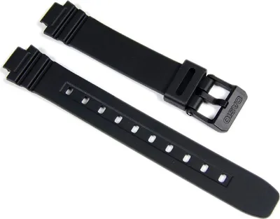 Produktbild von Casio Uhrenarmband Resin schwarz 10mm für alle LA-20WH Modelle