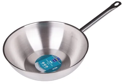 Produktbild von METRO Professional WOK 30CM Wokpfanne, 30 cm max. Durchmesser, Edelstahl, Induktionsherd-geeignet