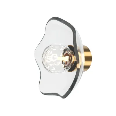 Produktbild von Wandlampe Metall Glas in Messing G9 Modern Wandleuchte