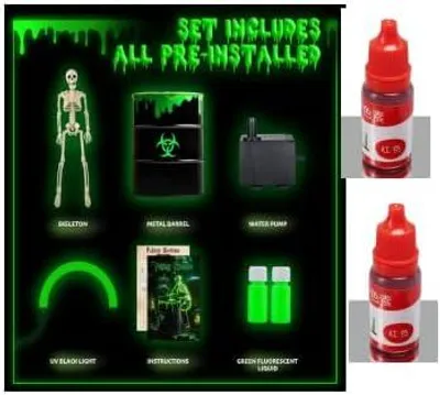 Zdjęcie produktu dla Dekoracja na Halloween, motyw szkieletu, świecąca w ciemności, do użytku w pomieszczeniach