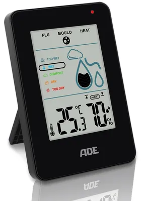 Produktbild von Luftfeuchtigkeitsmesser/Hygrometer – Mit Schimmelalarm – Für den Innenbereich – WS2310