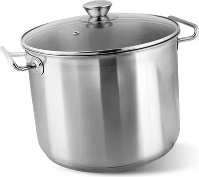 Immagine prodotto di Pentola MagicHome Chloe, 30 cm, 15 litri, con coperchio in vetro, acciaio inox
