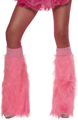Produktbild von 80er Jahre Beinstulpen für Damen neon pink