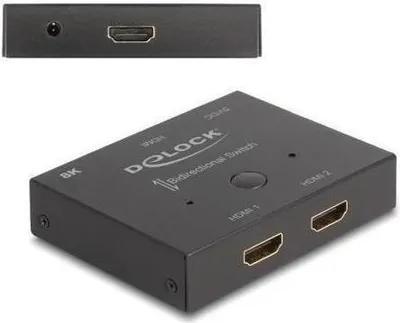 Produktbild von DELOCK HDMI 2 - 1 Switch bidirektional 8K 60 Hz