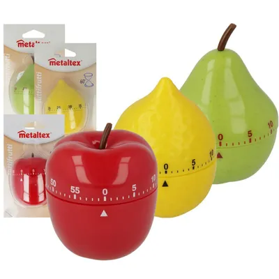 Produktbild von Metaltex Küchentimer Obst 60 Minuten Verschiedene Designs