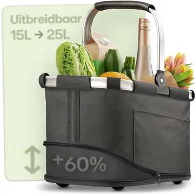 Image de Elzusha - Panier pliable, petit format – 2 en 1, extensible de 15 litres à 25 litres