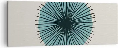 Produktbild von Bild auf Leinwand - Leinwandbild - Einteilig - Auge Abstraktion Modern - 140x50cm - Wand Bild - Wanddeko - Wandbilder - Leinwanddruck - Bilder - Wanddekoration - Leinwand bilder - AB140x50-4224