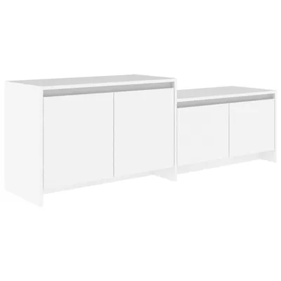 Produktbild von vidaXL TV-Schrank Weiß 146,5x35x50 cm Holzwerkstoff