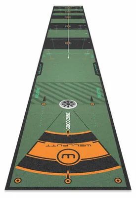 Imagen del producto de Alfombrilla de putting - 4 x 0,5 m - Dos velocidades - Verde - Para entrenar en interiores y exteriores