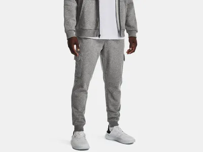 Produktbild von Under Armour Ua Rival Fleece Cargo Jogger Castlerock Light Heather Castlerock Light Heather Xl