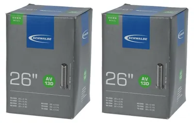 Produktbild von Schwalbe 2x Schlauch AV13D Downhill (54/75-559)- 26 Zoll