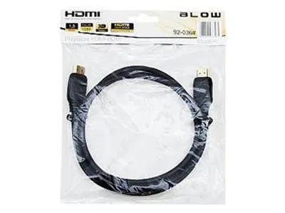Obrázok produktu pre HDMI na HDMI 5m 1.4 ethernet AL/Mg , GOLD , záves