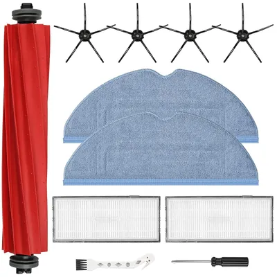 Zubehörset für Roborock S7 – 11 Teile, Hauptbürste, Wischpads, Filter