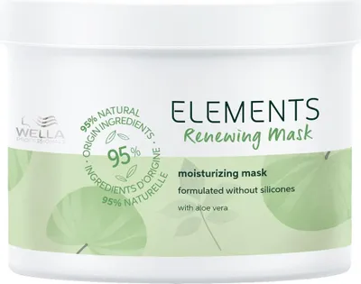 Obrázok produktu pre Wella Professionals Elements Hydratačná maska na vlasy, 500ml