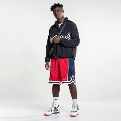 Produktbild von K1X Basketball Double X 1993 Shorts mit Taschen, Farbe:Rot, Kleidergröße:S