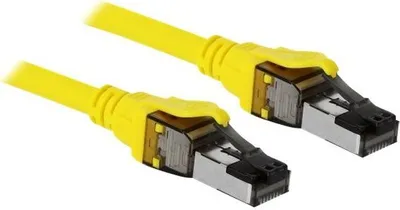Produktbild von DeLOCK 86583, 3 m, Cat8.1, S/FTP (S-STP), RJ-45, RJ-45, Gelb