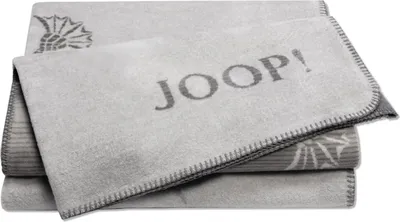 Produktbild von JOOP! Plaid Faded Cornflower Farbe Stein Größe 150x200cm