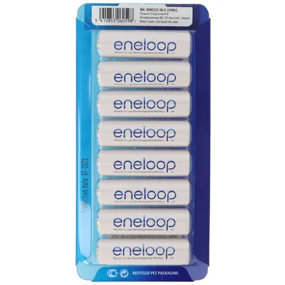 Produktbild von Panasonic eneloop standard dříve Sanyo eneloop standard Mignon AA HR-3UTGA min.1900mAh balení po 8 ks a bateriový box