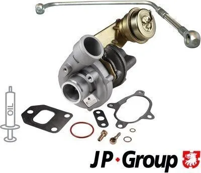 Produktbild von Turbolader JP GROUP 1117801510 für VW Transporter IV Bus (70B, 70C, 7DB, 7DK, 70J, 70K, 7DC, 7DJ)