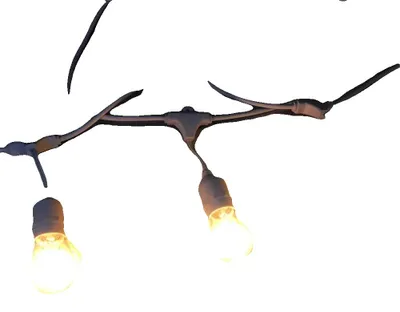 Obrázek produktu pro LED venkovní světelná řetězec, stmívatelná, vodotěsná, bílý kabel, zástrčka EU, 15 metrů, 15 lampiček