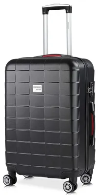 Immagine prodotto di Monzana® Valigia Bagaglio a Mano Trolley con Chiusura TSA Ruote Gemellate Manico Telescopico Misura L Valigia Nera