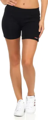 Produktbild von Damen Sport Shorts Hotpants kurz Baumwolle Radler Fitness; Schwarz XS