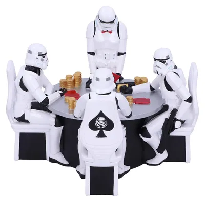 Stormtrooper-Figur, Pokerface, Harz, 18,3 cm