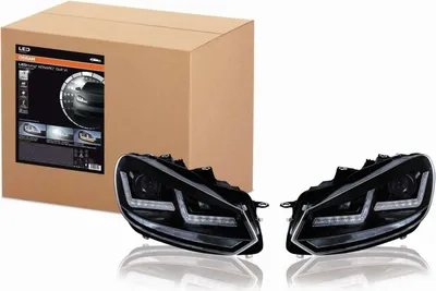 Obrázok produktu pre OSRAM svetlomety LEDriving Xenarc BLACK pre Golf VI LED denné svietenie a D8S Xenon 2ks.