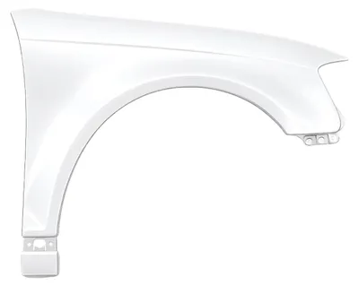 Image de Cache-boue pour Audi A3 8P, côté droit, référence LY9C, modèle 2008-2013, neuf, peint