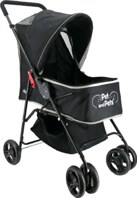 Produktbild von Petique Hundebuggy Rollin Schwarz